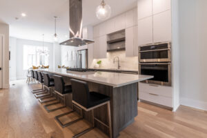 oversized kitchen island_the terraces at Morehead Hill